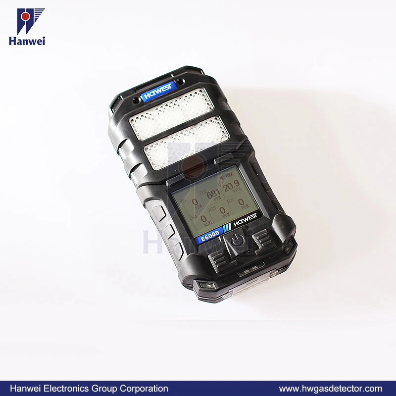 Nh3 Gas Detection Meter in Poultry Farm Ammonia Gas Detector 6 in 1 Multi Gas Alarming Analyzer