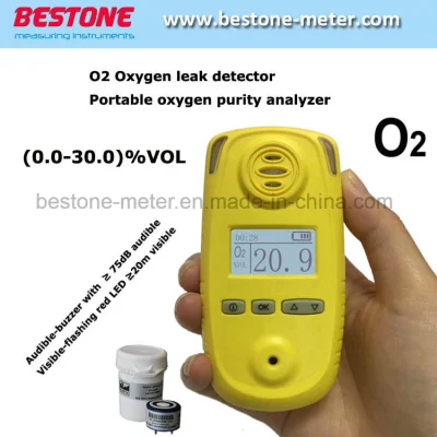  Détecteurs monogaz portables, compteur d'oxygène, appareil de mesure de l'oxygène de l'air, plage (0,0 ~ 30,0) % vol ;  avec 0,1 % vol, modèle Sao2-30