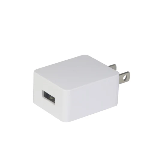 Chargeur mural USB universel à double port Adaptateur rapide 5V 2.1A Plug-in Voyage Alimentations de remplacement pour la plupart des smartphones, tablettes et banques d'alimentation