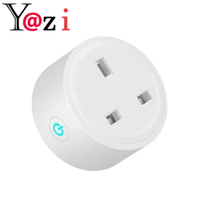 10A 16A EU UK Us Alexa Google Home Tuya Wall Smart Socket Télécommande Mini WiFi Smart Plug