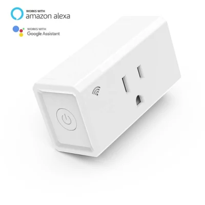 Prise intelligente WiFi Tuya WiFi Us Smart Socket 10A Prise intelligente de commande vocale à distance sans fil